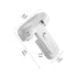 SAFELON 2 Pcs Baby Safety Fridge Lock, Child Proof Refrigerator Freezer Door Lock (White)