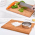 SINT Bamboo Cutting Boards with Juice Grooves, Thick Chopping Board for Meat, Easy Grip Handle