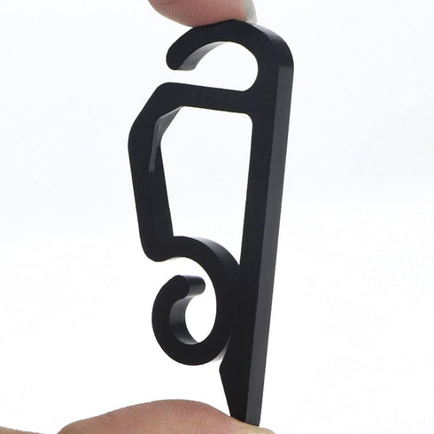 Vikdio 30 Pcs Black Gutter Hooks for Christmas Lights, Holiday Light Clips for Fixing Outdoor String Lights on