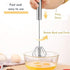Power Free Hand Press Stainless Steel Egg Beater, Lassi Maker, Mixer, Frother, Pack of 1