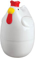Chicken Shaped Microwave Egg Boiler for Perfectly Cooked Eggs in Minutes, Microwave Egg Cooker, White