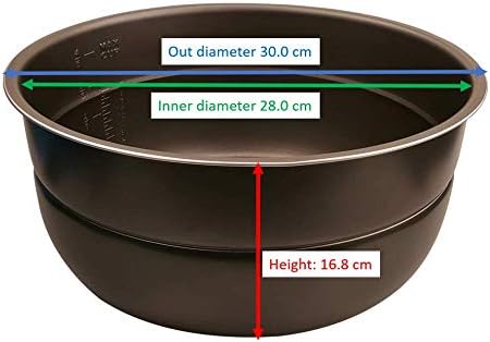 Twin Pack: 2 GJS Gourmet Rubber Gaskets - Compatible with 10 Quart Power Cooker XL PPC790, PPC773