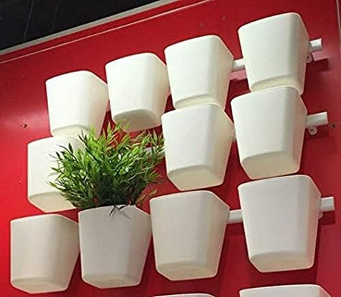 5pcs Hanging Cup Holder - Rolling Cart Accessories for Utility Bins, Space Saver, Storage Bucket, Makeup Pencil Holder,
