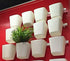 5pcs Hanging Cup Holder - Rolling Cart Accessories for Utility Bins, Space Saver, Storage Bucket, Makeup Pencil Holder,