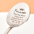 Birthday Gifts for Women: Friendship Spoon Gifts for Men, Bff Gifts for Best Friends, Engraved Tea Coffee Spoon