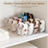 Closet 4 Closet Storage(3Pack) Clear Acrylic Kids Shoe Rack for Organizers and Storage, Small Shoe Rack Sections