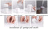 Portable Mini Humidifier - 300ml with Colorful LED Night Light, USB Desktop Humidifier for Home, Auto Shut-Off