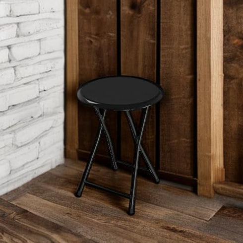 18-Inch 225lb Counter Folding Stool - Backless Stool with Capacity for Kitchen or Rec Room - Portable Indoor Bar Stools