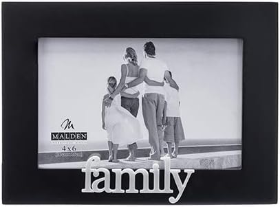 Malden International Designs Black Family Expressions Picture Frame - 4x6