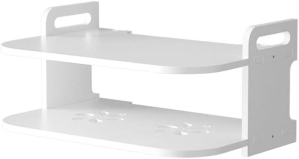 Denpetec Floating Shelf for TV Components,TV Box Shelf Thick DVD Player, Wall Hanging
