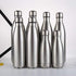 18/8 350ml 500ml 750ml 1000ml (1L) Double Wall Stainless Steel Vacuum Cola Shape Bottle, Narrow Mouth Thermo Flask