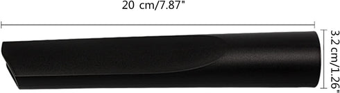 Black 32mm Crevice Tool Nozzle for Vacuum Cleaner, Replacement Part Attachment for Cleaning
