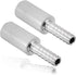 YOUHO 2PCS 0.5 Micron Diffusion Stone, Stainless Steel Aeration Stone with 1/4" Barb for Homebrew Wine Beer Soda