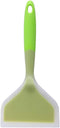 Omelette Spatula 10-Inch Silicone Pancakes Shovel, Durable Heat-resistant Wide Turner for Eggs, Crepes, Pizza (Green)
