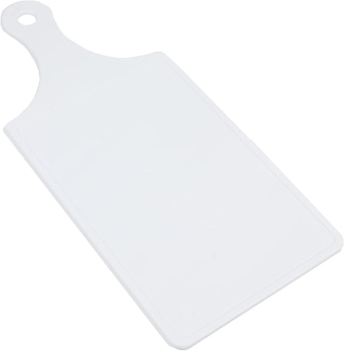 Chef Craft Plastic Cutting Board, 8 x 5 Inch, 12 Inch Length, White