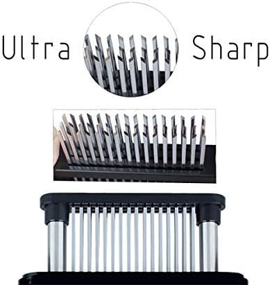 ZXZ Meat Tenderizer, 48 Stainless Steel Sharp Needle Blade, Heavy Duty Cooking Tool for Tenderizing Meat