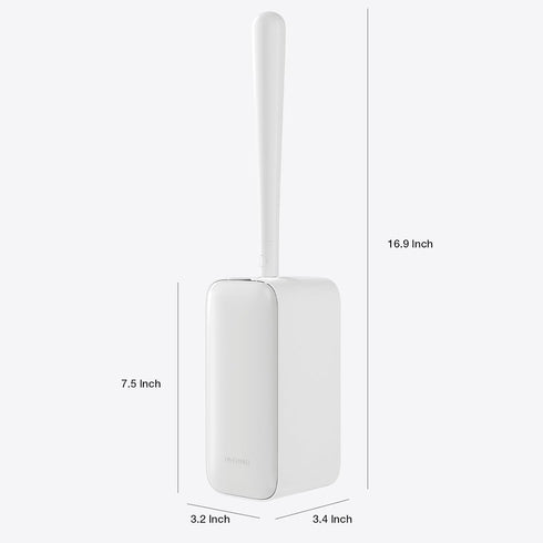 Diveotree 1pack) Toilet Cleaner Brush, Toilet Brush and Holder for Dead Corner Cleaning, Wall Mounted Toilet Bowl Brush