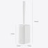 Diveotree 1pack) Toilet Cleaner Brush, Toilet Brush and Holder for Dead Corner Cleaning, Wall Mounted Toilet Bowl Brush