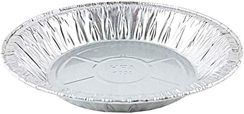 PACTOGO 6" Aluminum Foil Mini Pie Pans - Disposable Small Baking Tin Plates (Pack of 50)