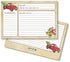 Paper Frenzy Nostalgic Red Truck with Tree Holiday 4 x 6 Recipe Cards 25 pack Double Sided