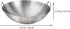 DOITOOL Stainless Steel Wok, 11 Inch Non-Stick Frying Pan, Dual Handle Kitchen Cookware