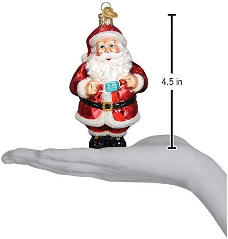 Old World Christmas Ornaments - Santa Revealed Glass Blown Ornaments for Christmas Tree