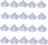 Pack of 20 Anti-Collision Suction Cups, 18mm/0.7" Furniture Desk Glass Hanger Pads for Glass Plastic