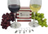 Two Gorgeous Wine Charm Sets – 18 Pieces Total, Wine Lover and World Traveler Themes