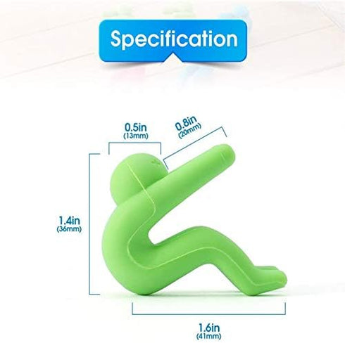 Spill Stopper, 4 Pack Creative Silicone Cooking Tools, Lid Cover for Pan Kitchen Tool (Green & Pink)