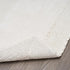 Laura Ashley Ivory Ruffle Cotton Bath Rug, 17" x 24"