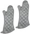 NEW 17-Inch Silicone Cloth Oven Mitt, Heat Resistant to 200° F, Set of 2