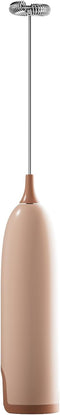 The HomeFlow Co. Milk Frother Handheld Foam Maker with Two Blades, Electric Whisk Mixer for Coffee, Frappe