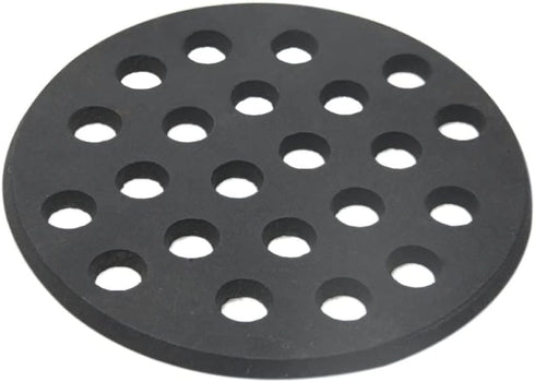 Accessories-6.5in Round cast Iron Bottom fire Grate for Big Green Egg, BBQ high Heat Charcoal Plate fit for S/Mini