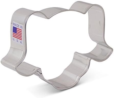 Dog Face Cookie Cutter, 4" Made in USA by Ann Clark