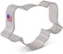 Dog Face Cookie Cutter, 4" Made in USA by Ann Clark