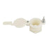 Yahpetes 2 2.36 Pcs Honey Gate Valve ABS Plastic Extractor Tap Honey Extractor Equipment Honey Tap for Beekeeper (White
