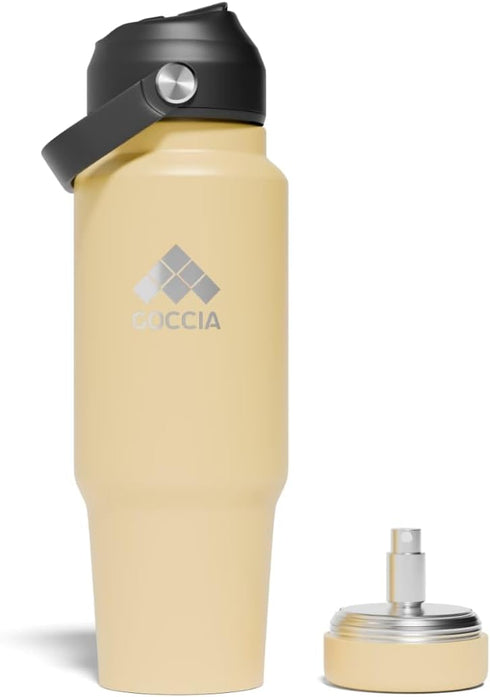 GOCCIA Sip & Scent 2-in-1 Smart Design 30 oz Insulated Water Bottle with