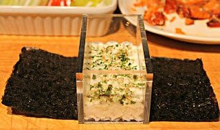 Single Clear Acrylic Musubi Press - Non Stick Sushi Maker AZM Displays