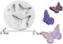 3PCS Gray Mini Butterfly Silicone Molds, Cute Fondant Cake Baking Chocolate Candy Cupcake Topper Desserts Decoration Polymer Clay DIY Crafts for Women Girl Valentines Gift Candy Making Supplies