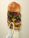 Utility Hooks, Cheeseburger Design, Gadget Holder, Set of 12 Pcs, Self Adhering, Measures 3.75"