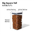 6.0 OXO Good Grips POP Container - Airtight Food Storage - Big Square Tall Qt Ideal for bulk snacks and cereal