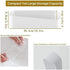 SUNFICON Adhesive Shower Caddy, Wall Mounted Bathroom Shelf Organizer with 2 Clear Adhesives for Shower Room