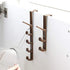Sadiyamo 5 Layers Over The Door Hook Organizer Rack - Hanger Backpack Handbag Door Hook, Pack of 2 (Brown)
