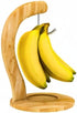 Ruichang Banana Holder Stand, Bamboo Sturdy Hook for Kitchen Countertop, Banana Tree Keeper