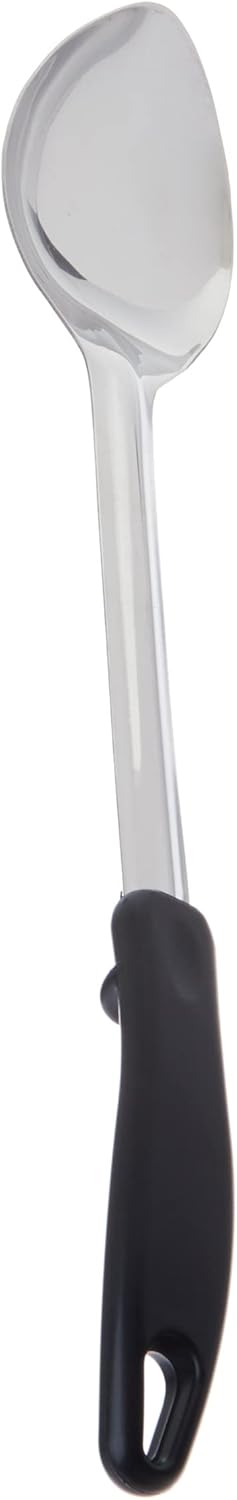 Winco 15-Inch Solid Basting Spoon with Stop Hook and Bakelite Handle