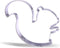 4.4 inch Squirrel Cookie Cutter, Stainless Steel