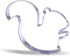 4.4 inch Squirrel Cookie Cutter, Stainless Steel
