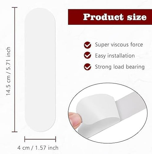ChengFu 5.7 1.6 Inch (4 Pack) Self Adhesive Strips, Replacement Adhesive Strips Compatible with Self Adhesive Paper