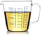 2 Cup Borosilicate Glass Measuring Cup with 50ML Intervals Scale - New Kitchen Accessories for Easy Liquid and Powder