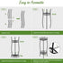 2 26.5" H HOMEXIN Plant Stand Indoor Outdoor, Tier Metal Tall Planter Stand Flower Stand Holder Heavy Duty Rustproof